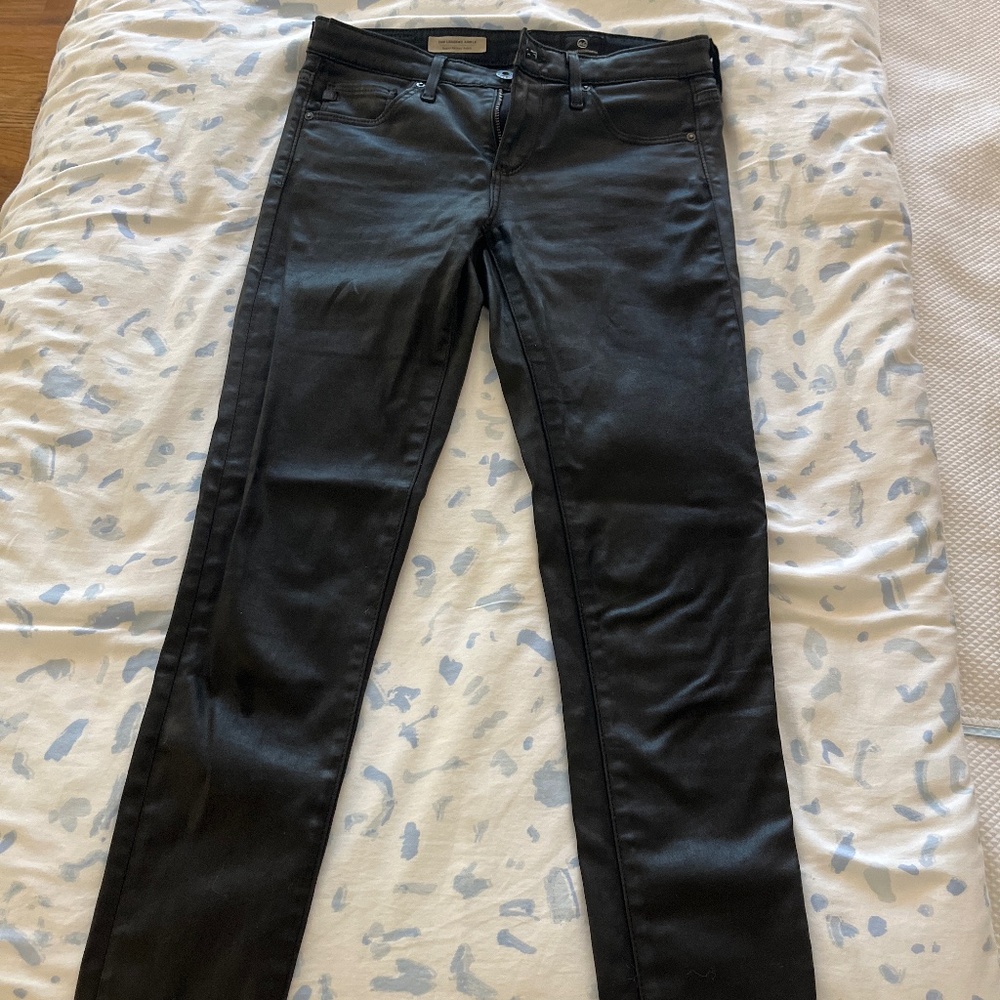 AG Black Super Skinny Ankle